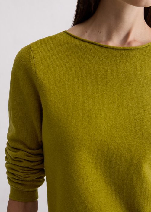 Basic knitted sweater regular — Bright Pea