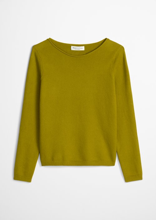 Basic knitted sweater regular — Bright Pea