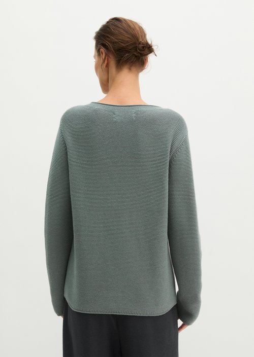Knitted sweater regular — Foggy Blue