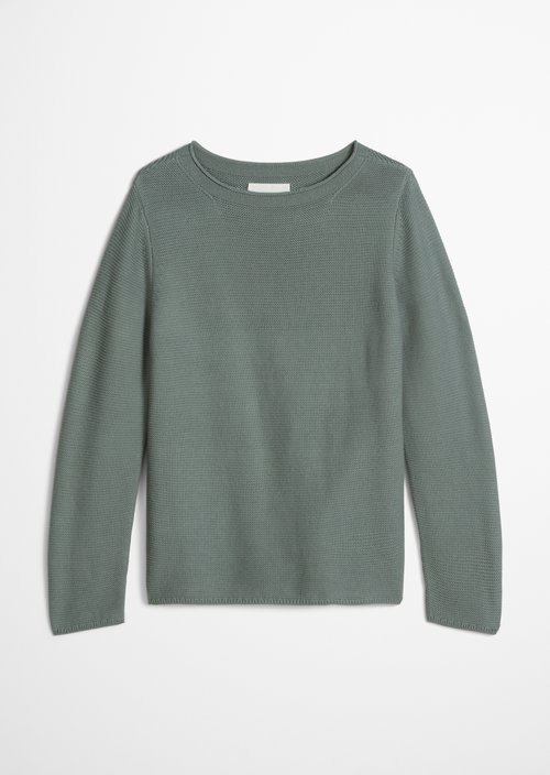 Knitted sweater regular — Foggy Blue