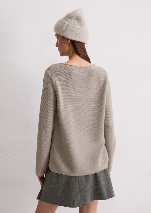 Knitted sweater regular — Chalky Mauve