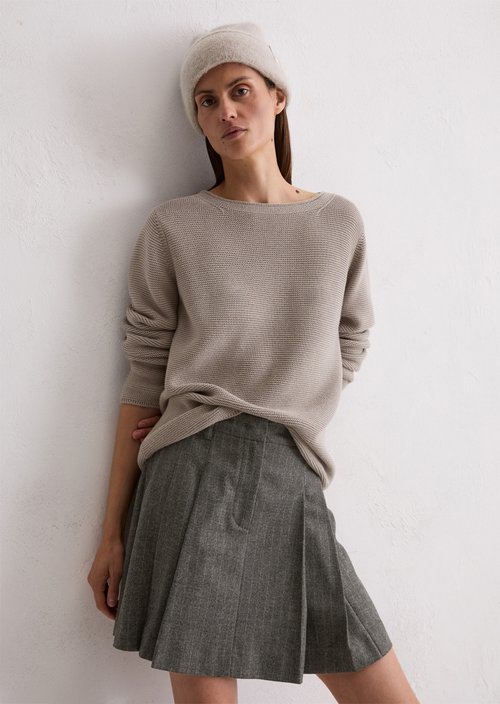 Knitted sweater regular — Chalky Mauve