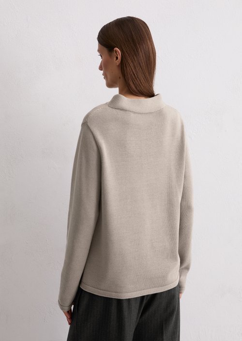 Knitted sweater slim — Chalky Mauve