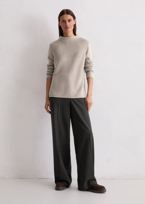 Knitted sweater slim — Chalky Mauve