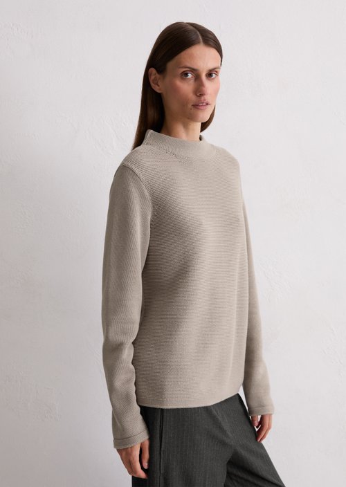 Knitted sweater slim — Chalky Mauve
