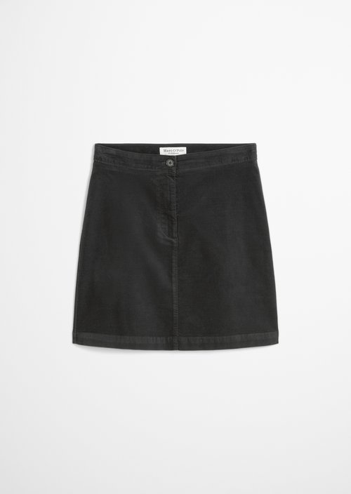 Short velvet skirt — Cloudburst