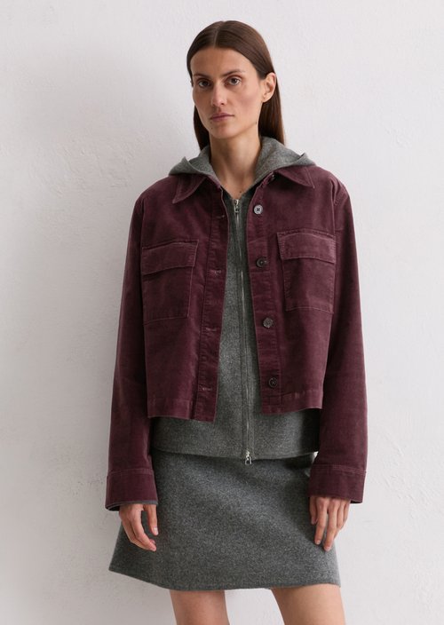Samtjacke regular — Black Cherry
