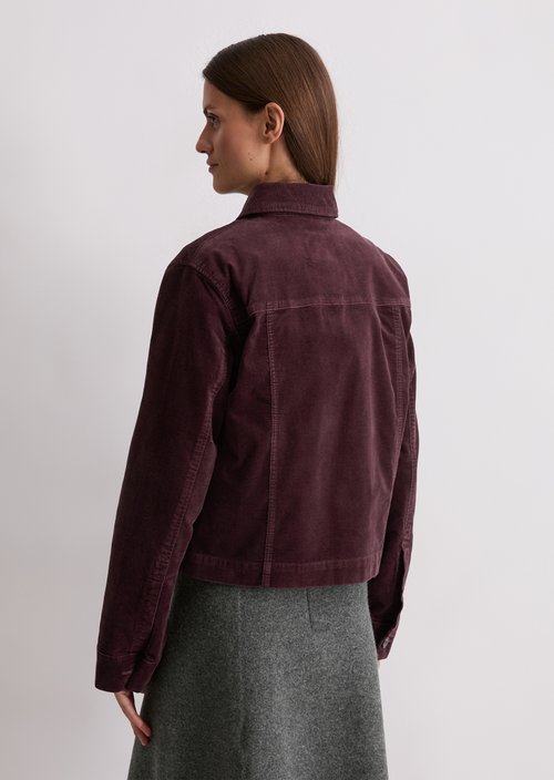 Samtjacke regular — Black Cherry