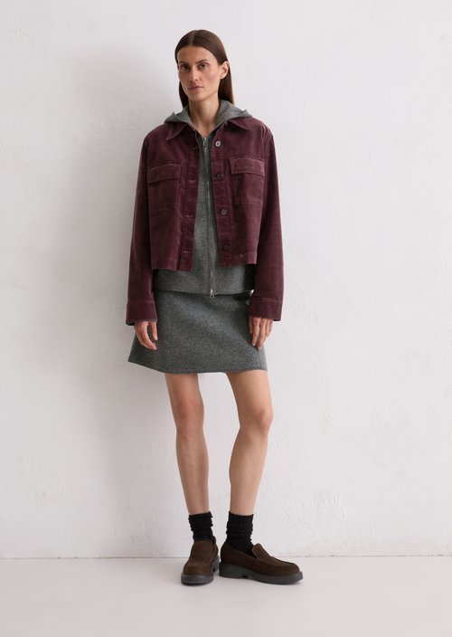 Samtjacke regular — Black Cherry