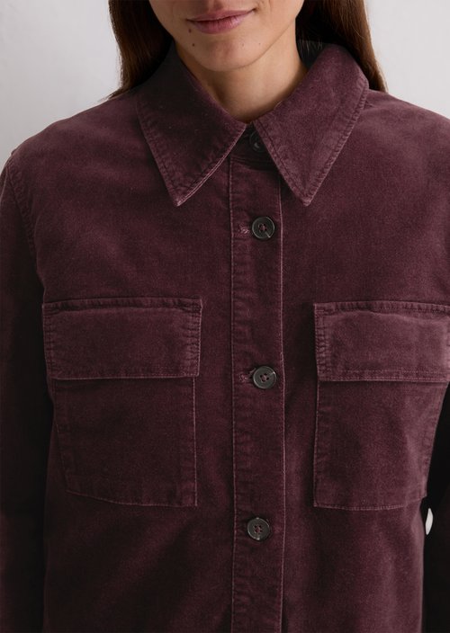 Samtjacke regular — Black Cherry