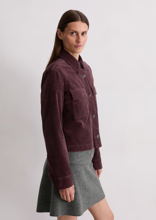 Samtjacke regular — Black Cherry