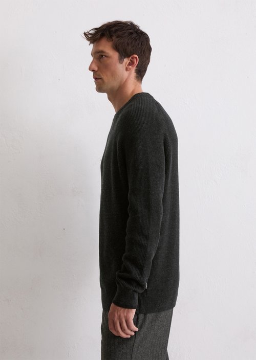 Sweater regular — Dark Grey Melange