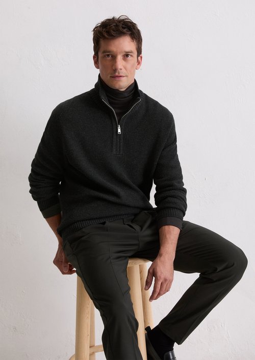 Troyer regular — Dark Grey Melange