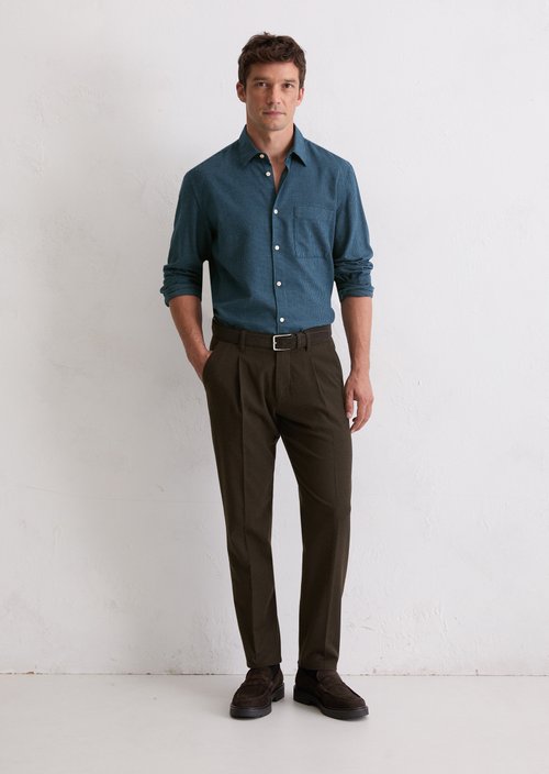 Regular shirt — Dark Blue
