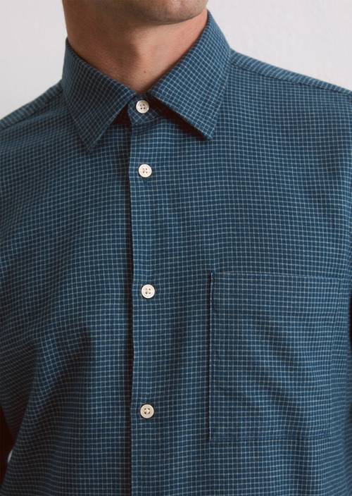 Chemise regular Dark Blue en vue détaillée