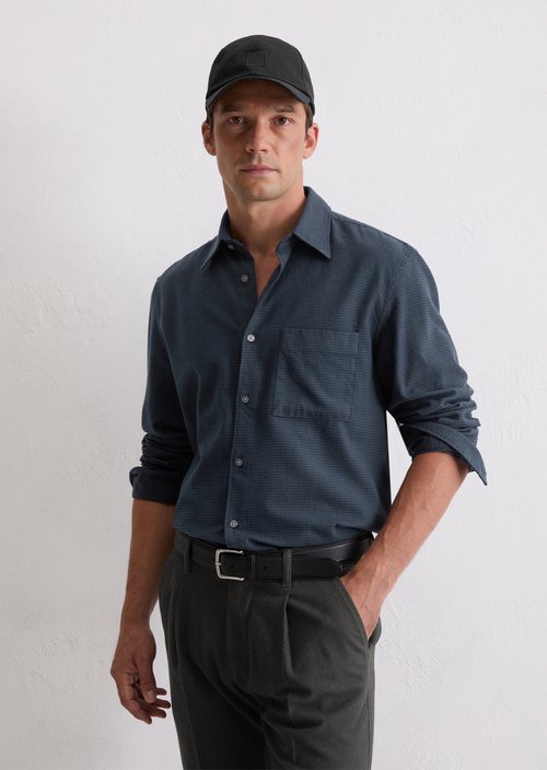 Regular shirt — Dark Blue