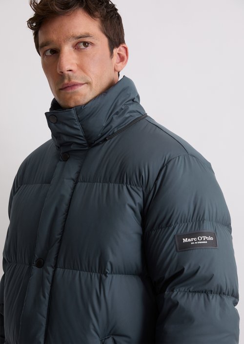 Down coat regular — Dark Navy