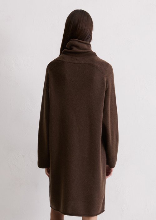 Relaxed knit dress — Shaded Brown