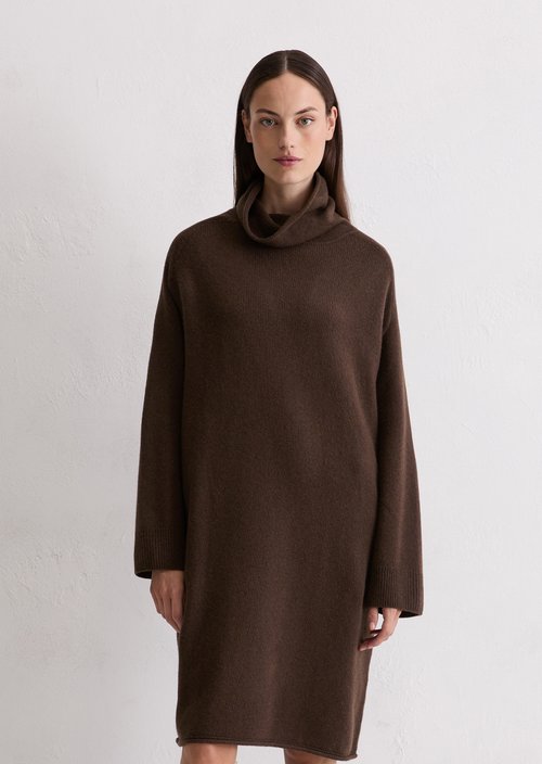 Relaxed knit dress — Shaded Brown