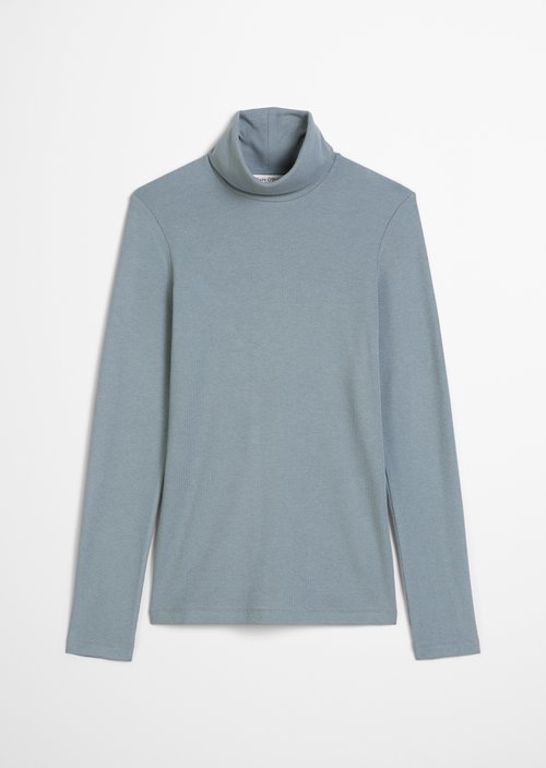 Regular turtleneck longsleeve — Slate Blue