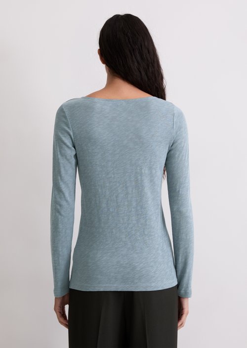 Longsleeve regular — Slate Blue