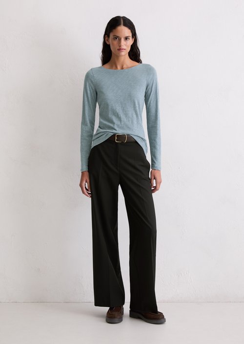 Longsleeve regular — Slate Blue