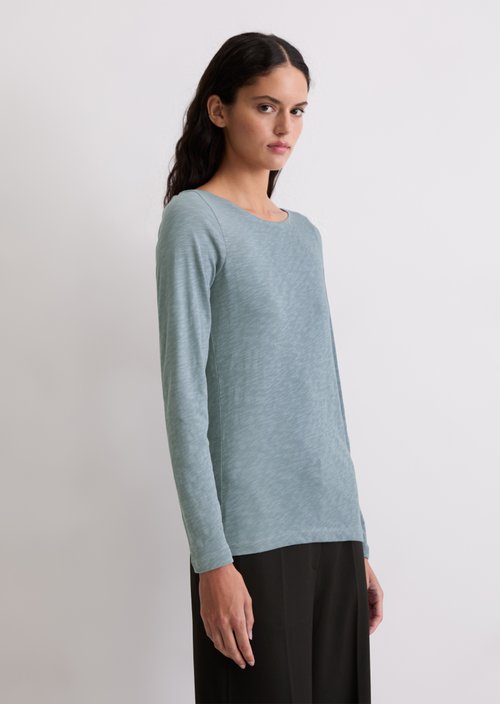 Longsleeve regular — Slate Blue