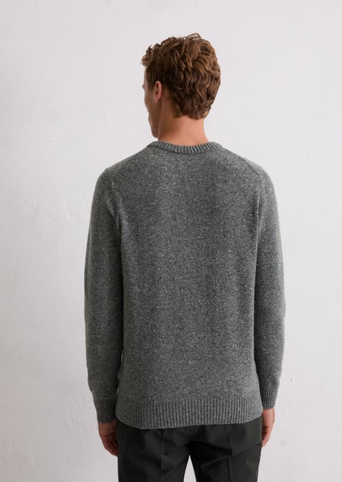 Sweater regular — Graphic Grey Melange