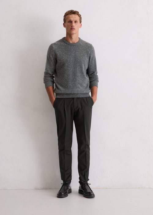 Sweater regular — Graphic Grey Melange