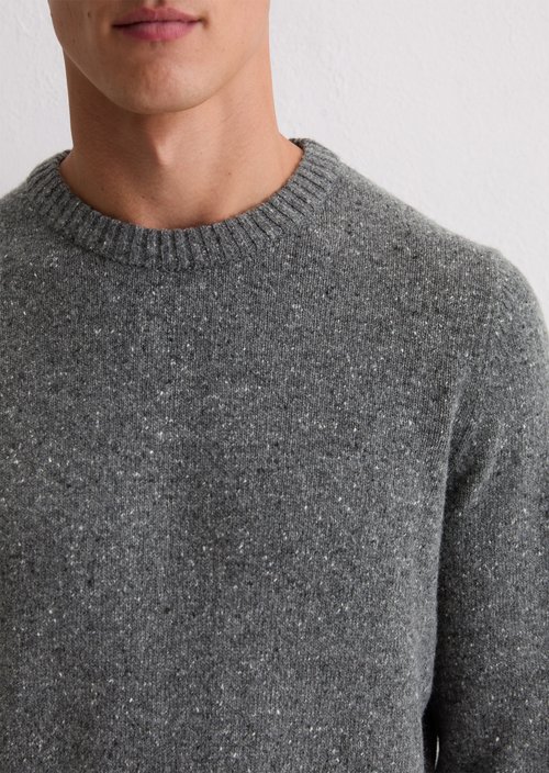 Sweater regular — Graphic Grey Melange