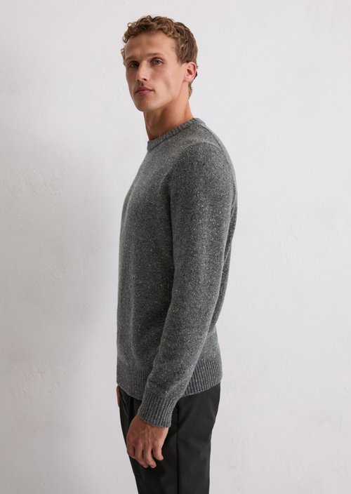 Sweater regular — Graphic Grey Melange