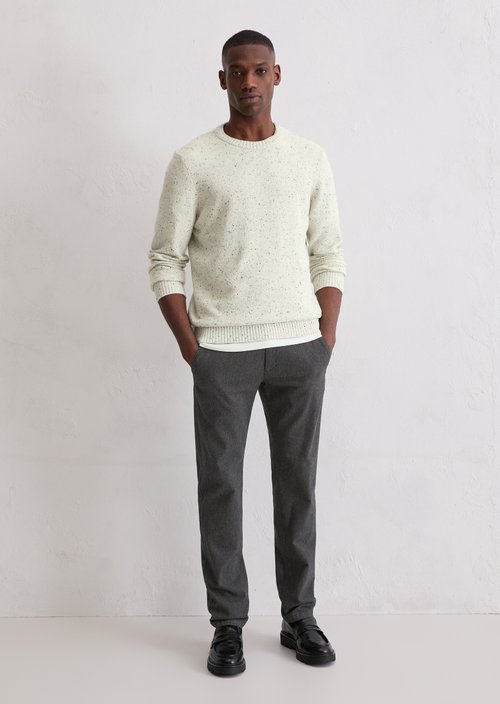 Sweater regular — White Cotton