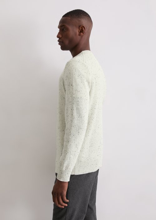 Sweater regular — White Cotton