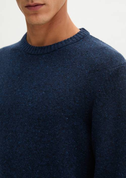 Pull-over regular Dark Navy en vue détaillée