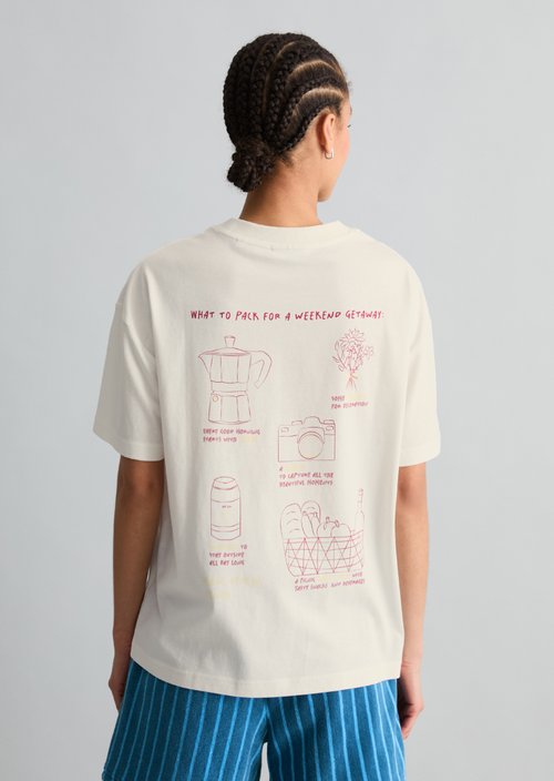 Relaxed T-shirt — Silky White