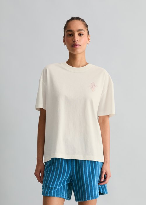 Relaxed T-shirt — Silky White
