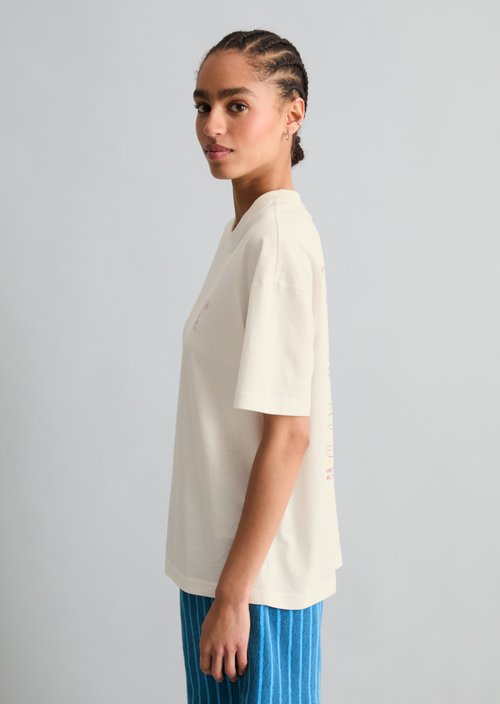 Relaxed T-shirt — Silky White