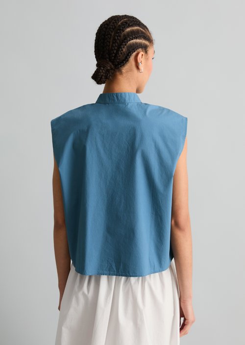 Relaxed sleeveless blouse — Endless Sea