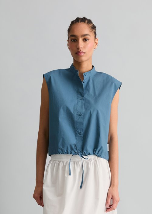Relaxed sleeveless blouse — Endless Sea