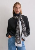 Sjaal gemaakt van een modal-cupro mix - blauw | Sjaals | MARC O'POLO
