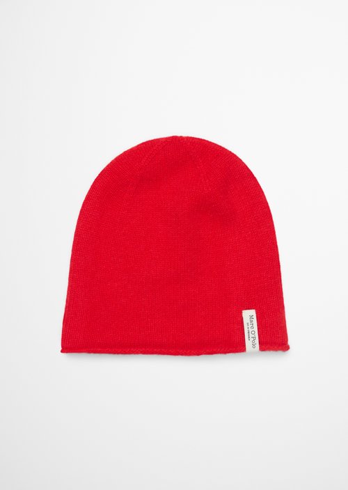 Knitted cap — Bright Red
