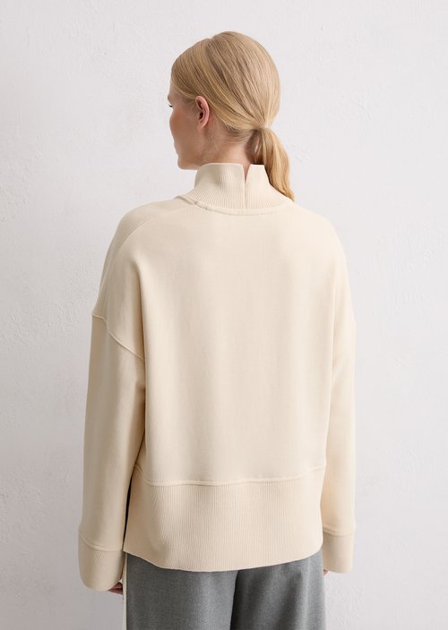 Relaxed sweatshirt — Raw Cream