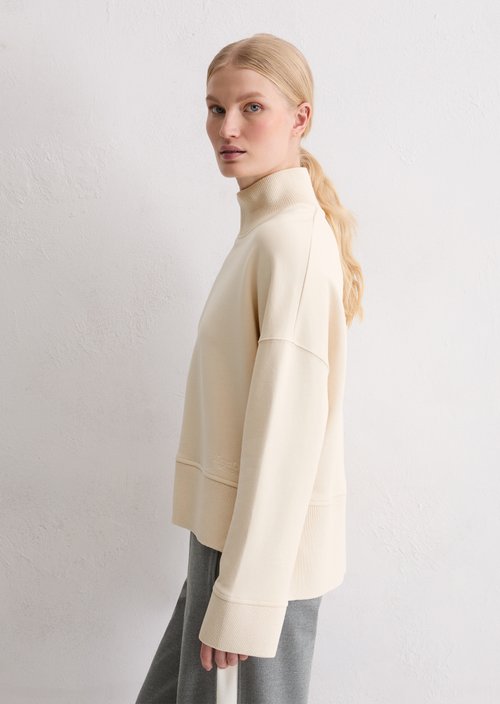 Relaxed sweatshirt — Raw Cream