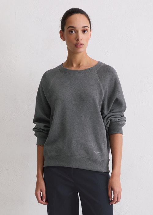 Relaxed sweatshirt — Warm Granite Melange