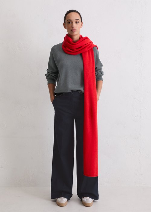 Relaxed sweatshirt — Warm Granite Melange