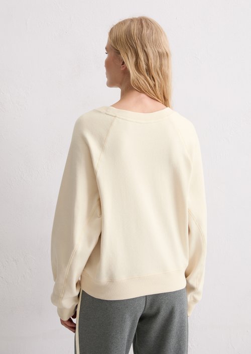 Relaxed sweatshirt — Raw Cream