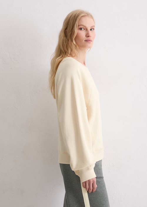 Relaxed sweatshirt — Raw Cream