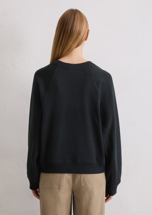 Relaxed sweatshirt — Deep Night Blue