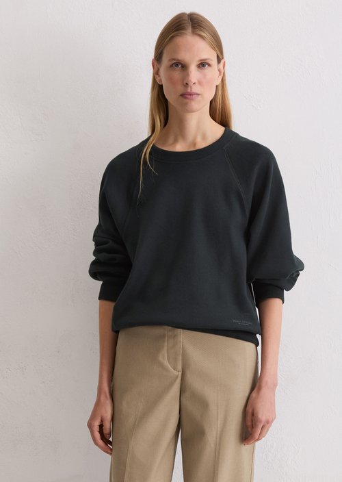 Relaxed sweatshirt — Deep Night Blue