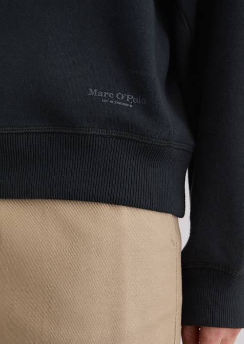 Relaxed sweatshirt Deep Night Blue en vue détaillée